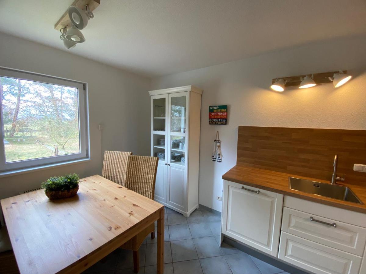 Romantisches Ferienhaus Boddenblick Mit Sauna Pruchten Dış mekan fotoğraf